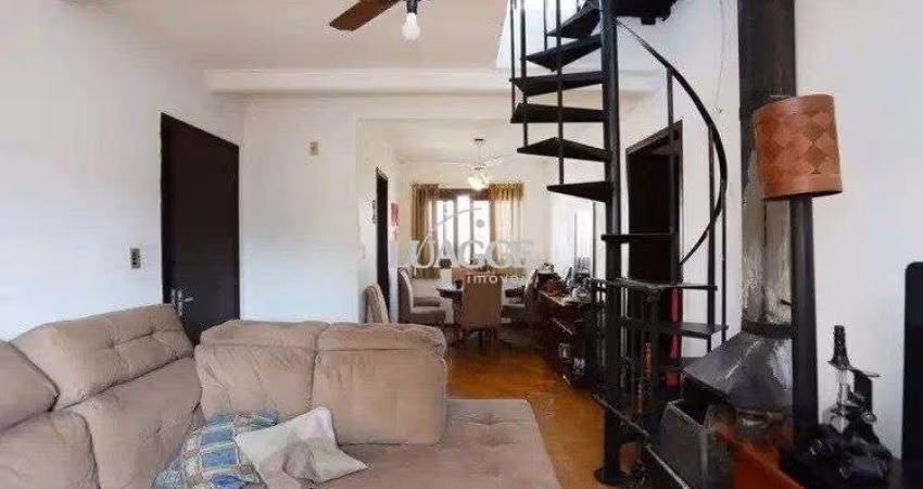 Vende-se ampla cobertura 3 quartos com vaga, lareira e churrasqueira - 175m² - Auxiliadora