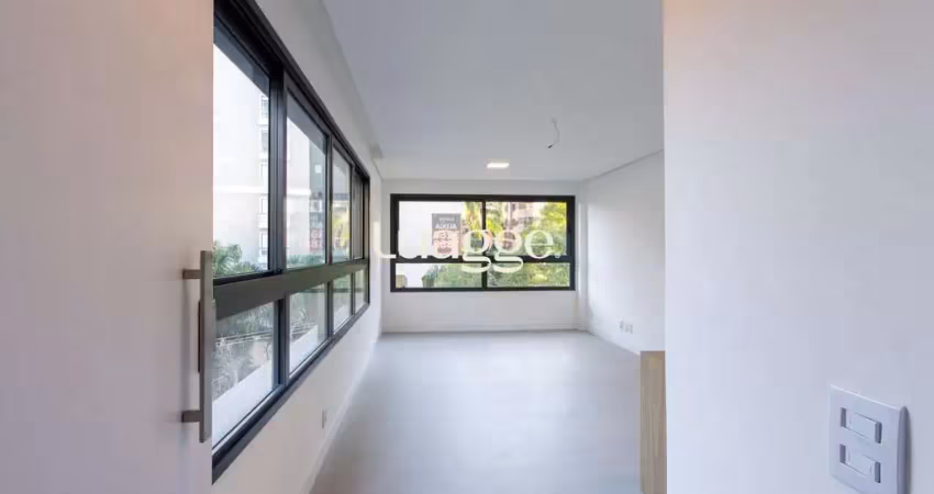 Apartamento 1 dormitório sendo suíte semi - mobiliado