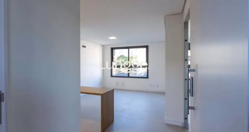 Apartamento 1 dormitório sendo suíte semi - mobiliado