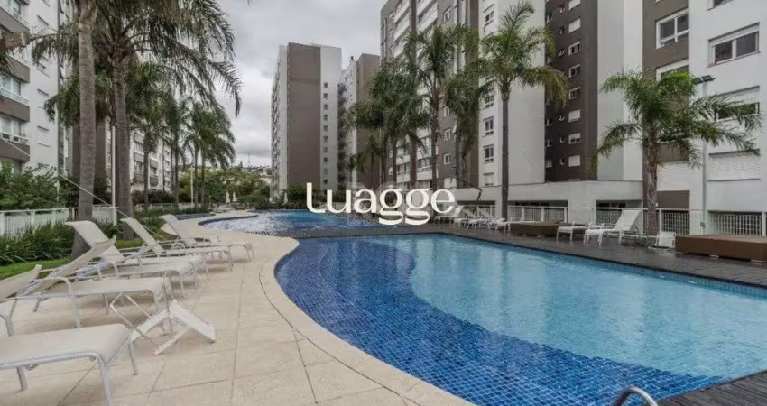 Apartamento semimobiliado para locação no bairro menino deus- 159m² área privativa- 04 quartos sendo 04 suites - 04 vagas