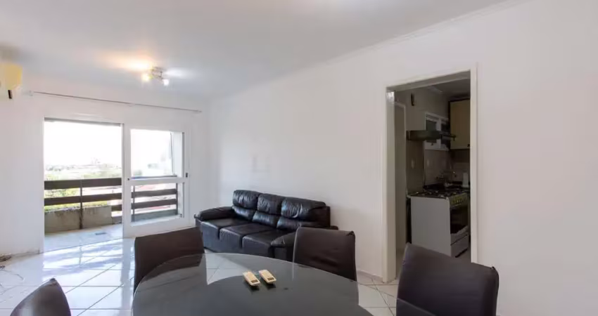 APARTAMENTO SEMIMOBILIADO PARA LOCAÇÃO NO BAIRRO CRISTAL - 90M² ÁREA PRIVATIVA - 02 QUARTOS - PISO CERÂMICO - 01 VAGA ESTACIONAMENTO