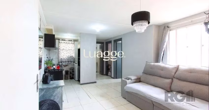 Apartamento de 2 dormitórios com vaga rotativa no bairro vila nova porto alegre