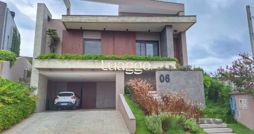 Casa mobiliada com 3 suítes no condomínio alphaville gravataí