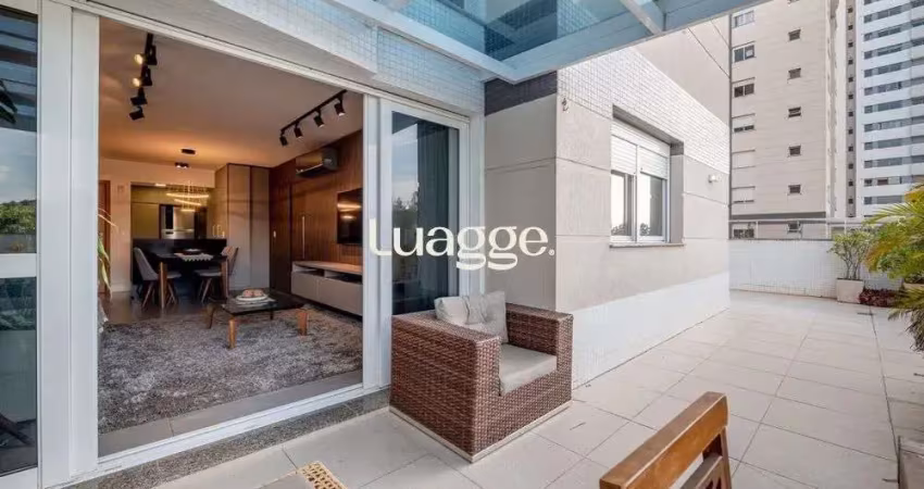 Apartamento garden com 107m² e 3 dormitórios, 1 suíte, 2 vagas