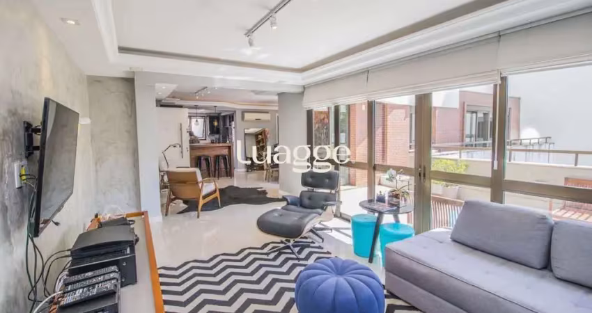 Apartamento garden 3 dormitorios e 2 vagas 180m² de área privativa.