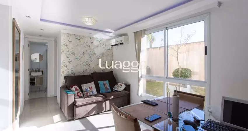 Apartamento térreo, semi mobiliado, com 54,81 m² de área privativa, 3 dormitórios e 1 vaga de garagem2