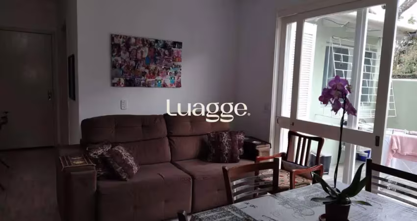 Apartamento garden, 2 dormitórios, 1 suíte, e 1 vaga de garagem coberta.