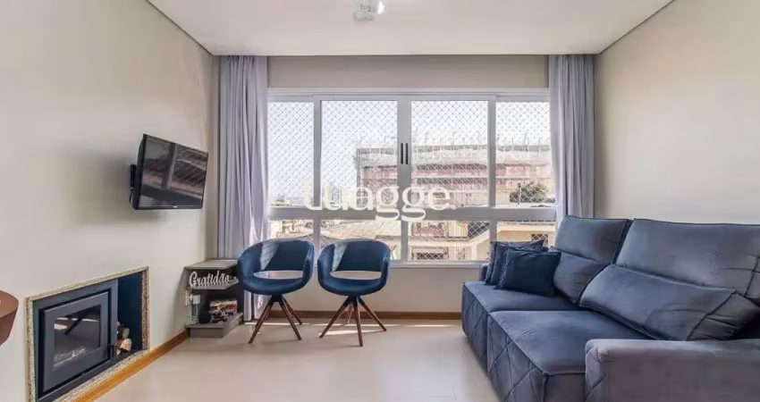Apartamento 2 dormitórios com suíte e lareira em localização privilegiada