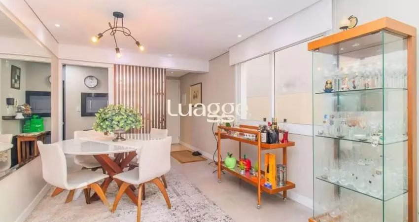 Apartamento com 83m² e 2 dormitórios, 2 suítes, 3 vagas no bairro petrópolis