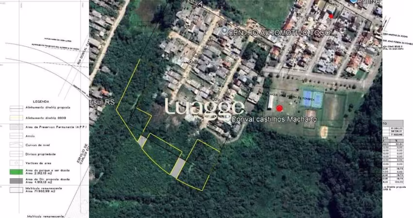 **terreno residencial 10.000,00m² para venda i bairro aberta dos morros, porto alegre**