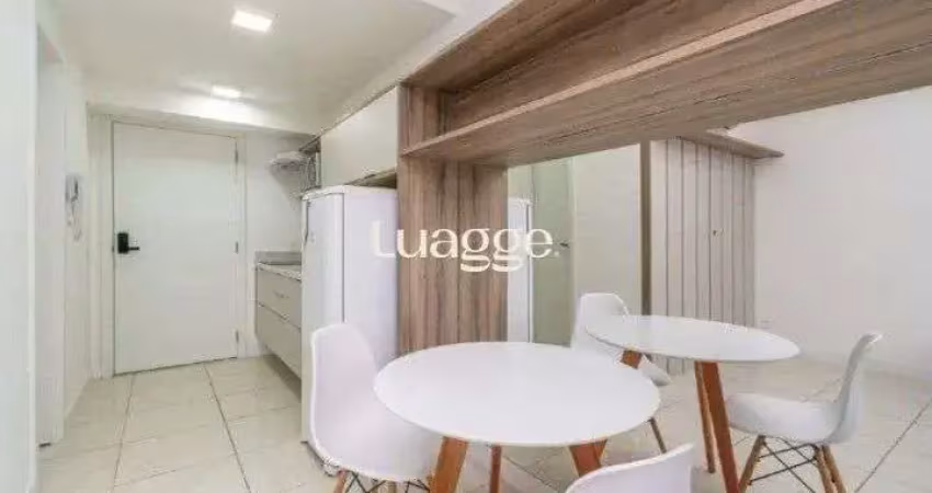 Loft mobiliado para locação no bairro partenon - 30m² área privativa - piso cerâmico