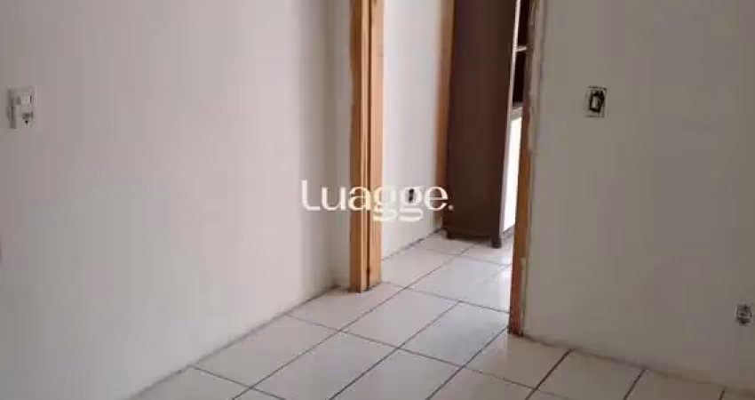 Apartamento tipo jk com aproximadamente 30m², distribuídos em 1 dormitório, banheiro e cozinha integrada ao living.