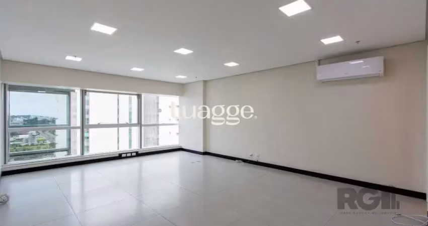 Sala comercial para locação no bairro cristal junto ao barra shopping - 41m² área privativa - 01 banheiro