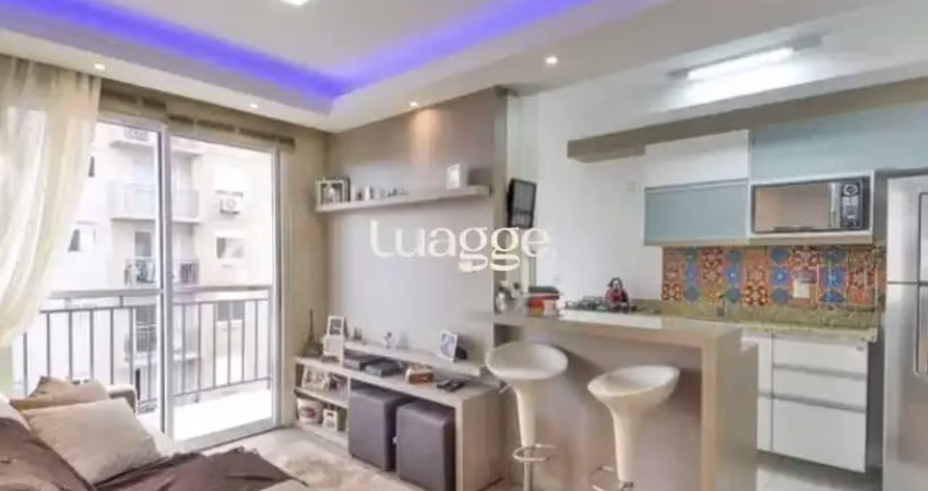 Apartamento de 3 dormitórios, 1 suíte e 2 vagas de garagem cobertas.