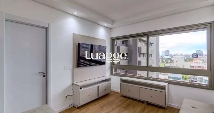 Apartamento mobiliado para locação no bairro praia de belas - 43m² - 01 quarto - 01 vaga de estacionamento