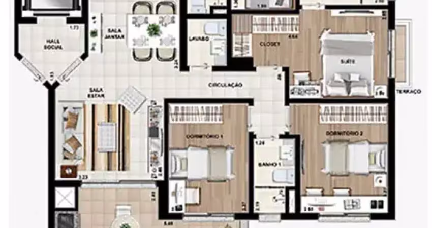 Apartamento com 3 quartos à venda na Rua Domingos Lopes da Silva, 877, Morumbi, São Paulo