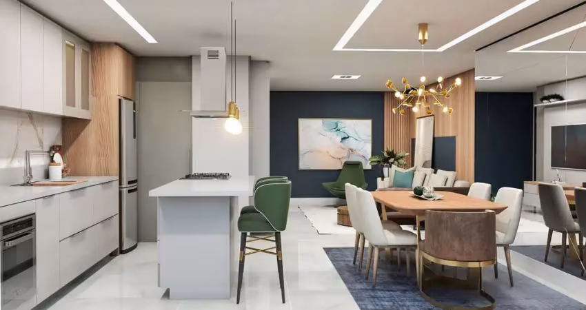 Apartamento com 3 quartos, 3 suítes, 2 vagas disponível para venda, com 121 m².localizado no bairro campinas - são josé/sc