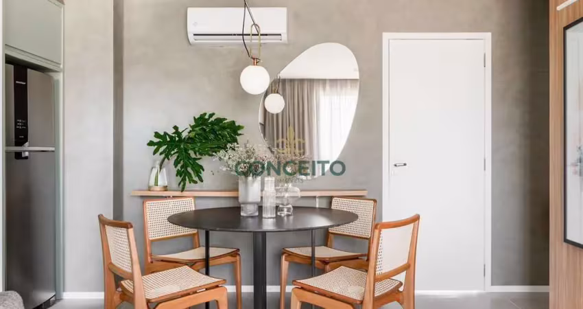 Apartamento a venda com 2 quartos sendo 1 suíte, com terraço em condominio clube em são josé sc
