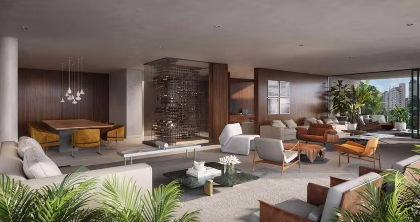 Apartamento com 398m², 4 suítes e 5 vagas a venda na Vila Nova Conceição, São Paulo.