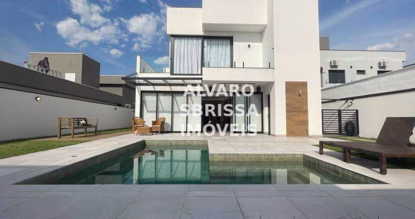 Casa à venda com 4 dormitórios 4 suítes repleta de armários planejados 315 m² no Condomínio Portal dos Bandeirantes excelente localização em Salto SP