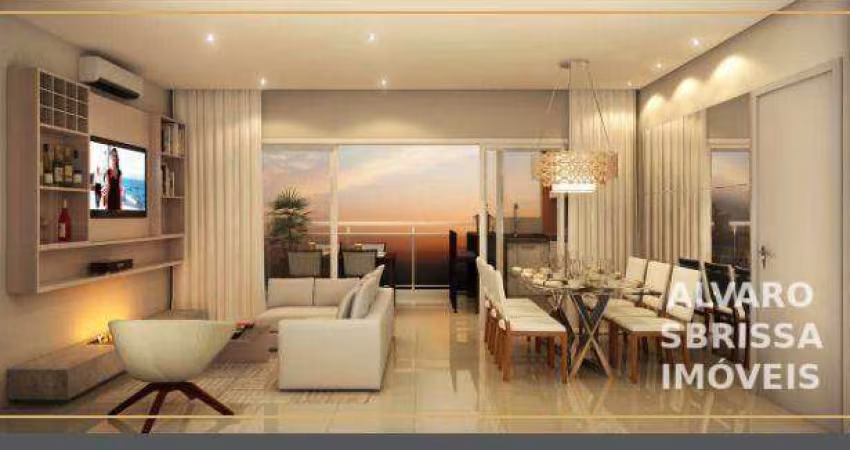 Apartamentos com 2 suítes ou 3 dormitórios com uma suíte. Medidas 95m2 ou 121m2 Garden