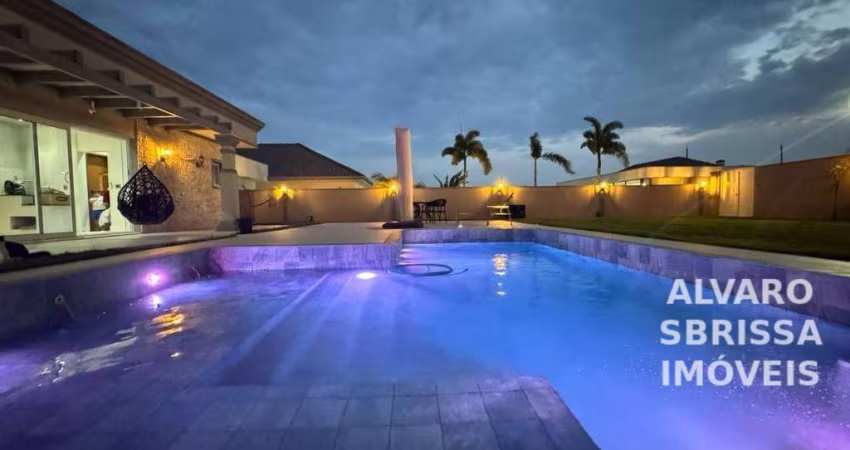 Casa  com 4 suítes, piscina, área gourmet integrada a cozinha.  Condomínio Xapada Parque Ytu em Itu SP  - ESTÁ ALUGADA