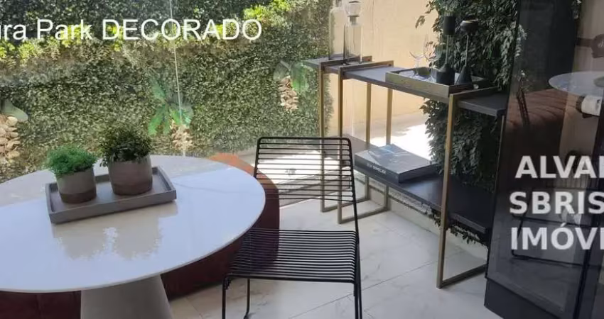 Apartamento com 3 dormitórios sendo uma suíte em condomínio park, cercado de vegetação, lagos, peixes, locais agradáveis para relaxar e área de lazer.