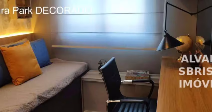 Apartamento com 3 dormitórios sendo uma suíte em condomínio park, cercado de vegetação, lagos, peixes, locais agradáveis para relaxar e área de lazer