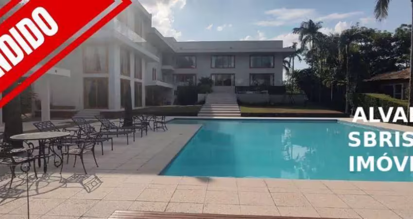 Já foi vendido - casa luxuosa com 5 suítes, mobiliada e climatizada, de fundo para o lago do condomínio fazenda vila real de itu sp