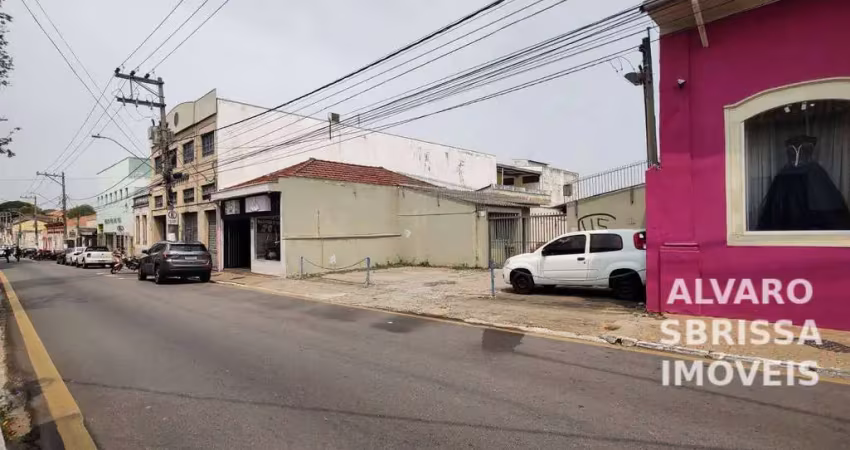 Terreno na área central da cidade. utilização comercial ou residência. 512,18m2 de área e frente com 12,50 metros. altíssimo trânsito de veículos
