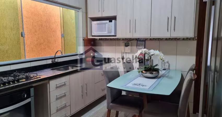 Sobrado à venda no demarchi, sbc: 3 dorms, 2 suítes, 150m²
