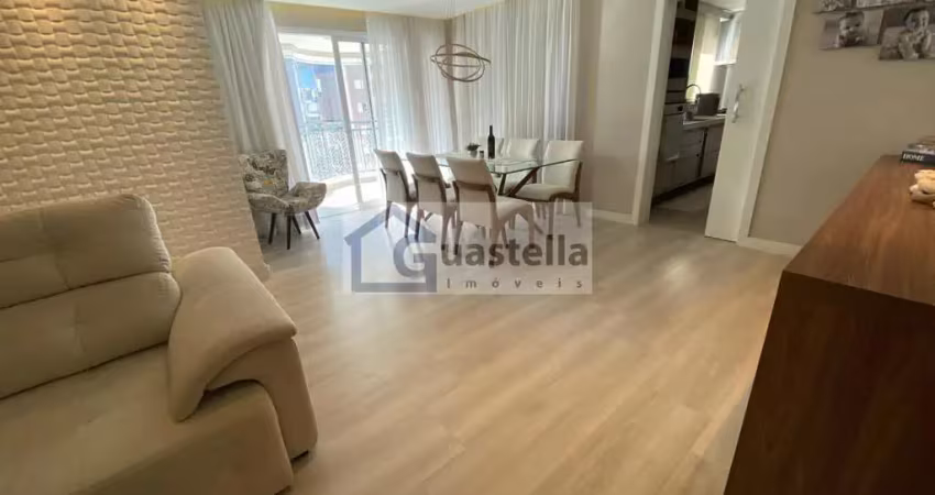 Apartamento à venda em vila valparaíso, 128m², 3 dorms, 2 suítes