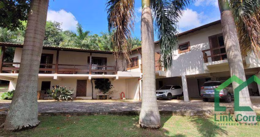 Chácara com 5 dormitórios para alugar, 3300 m² por R$ 6.800,00/mês - Lopes - Valinhos/SP