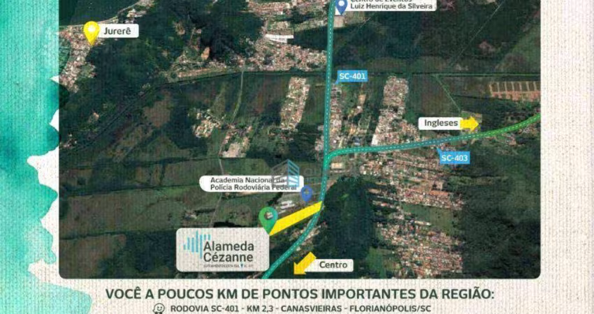 Terreno à Venda em Loteamento Padrão, em Canasvieiras, Florianópolis !!