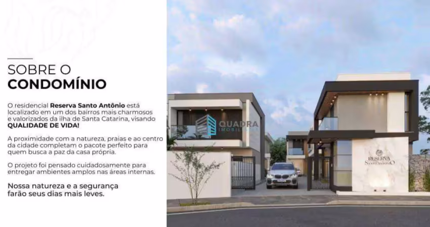 Casa com 3 dormitórios, sendo 3 suítes à venda, 121 m² por r$ 1.250.000 - santo antônio de lisboa - florianópolis/sc
