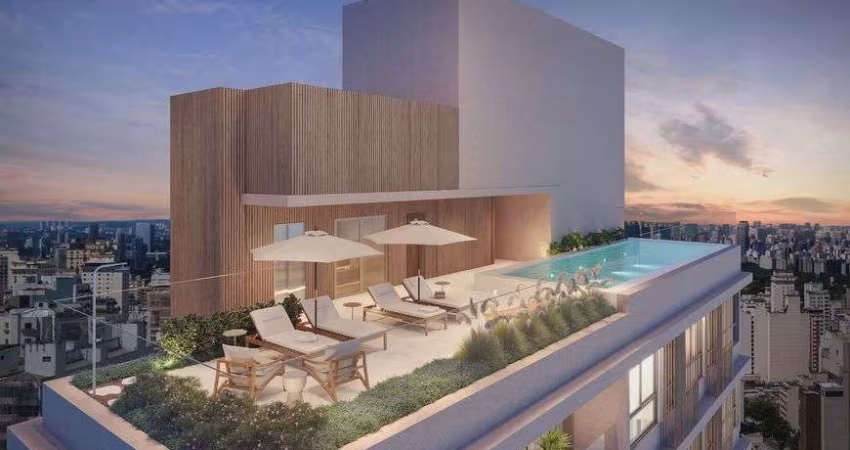 Studio À Venda no Edifício de Alto Luxo Haddock 885, Cerqueira César, São Paulo - SP