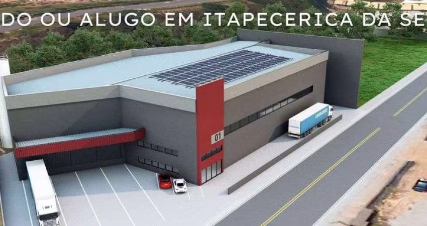 Galpão/Depósito/Armazém para Aluguel ou Venda em Itapecerica da Serra junto a BR-116