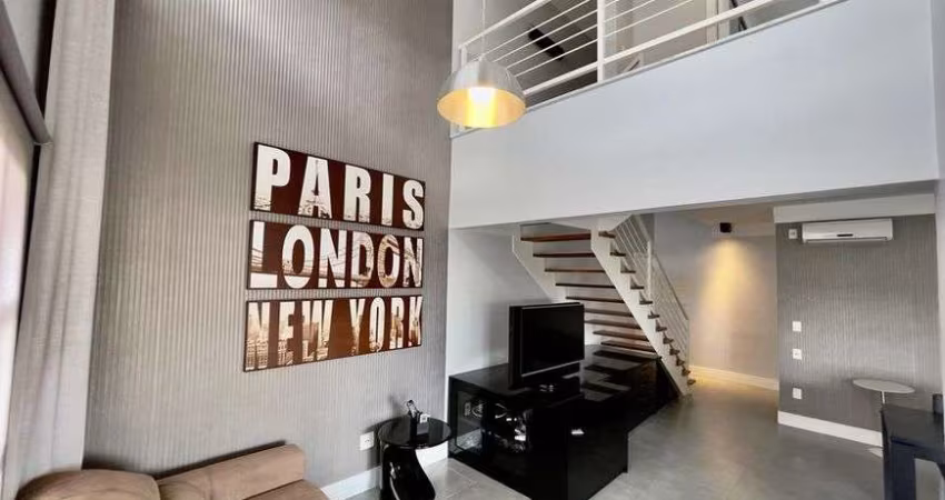 Apartamento mobiliado para aluguel no Condomínio The One Loft no Cambuí em Campinas - SP.