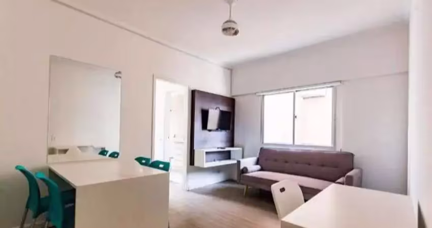 Apartamento mobiliado para venda no condomínio santos dumont no cambuí em campinas - sp.