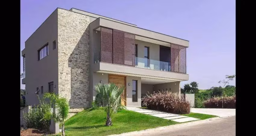 Casa alto padrão à venda no condomínio fazenda serra azul ii em itupeva - sp.
