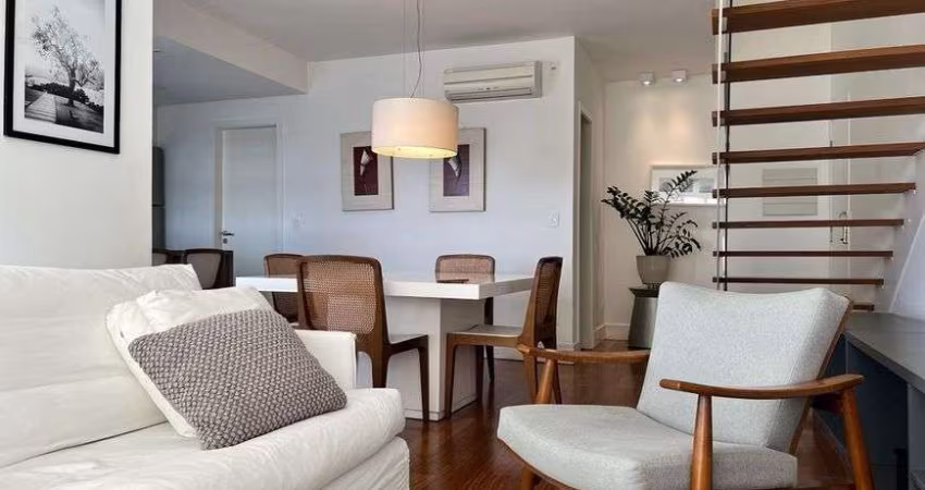 Apartamento duplex mobiliado alto padrão à venda no The One Loft no Cambuí em Campinas