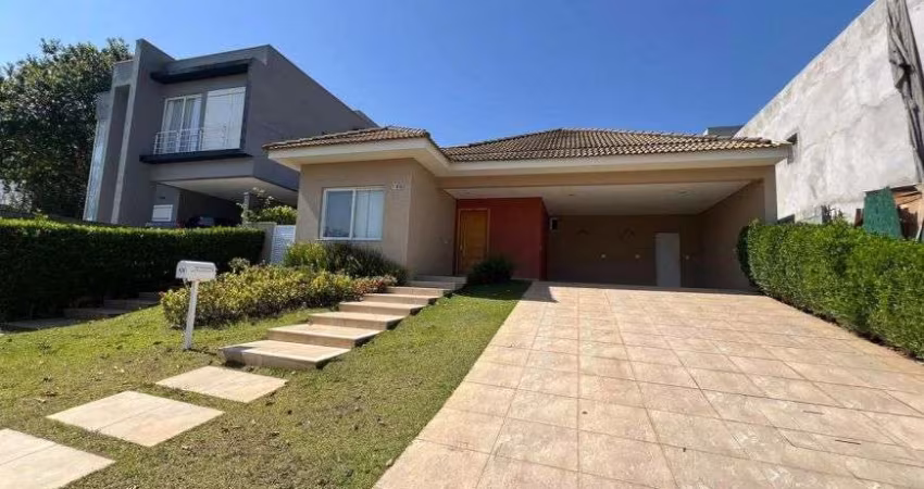Casa moderna térrea no Residencial Gênesis 2 no Alphaville em Santana de Parnaíba - SP