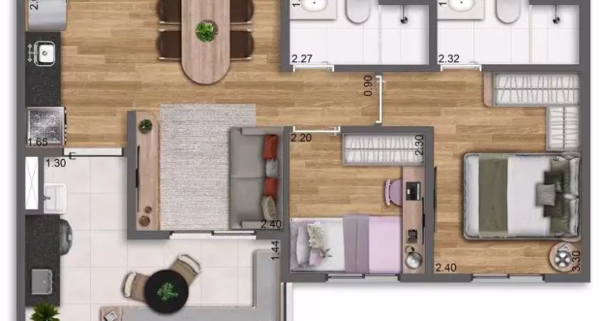 Apartamento à venda no Condomínio Cult na Vila Mariana em São Paulo - SP