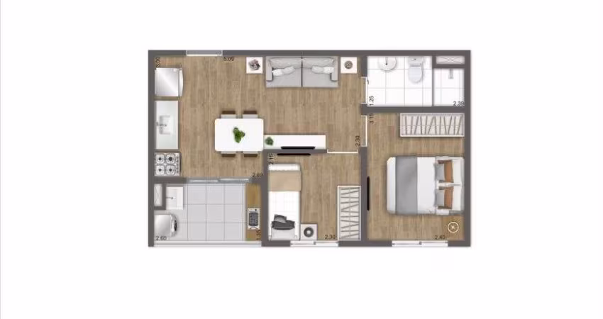 Apartamento à venda no Condomínio Kazzas Park Nova Atlântica em Socorro em São Paulo - SP