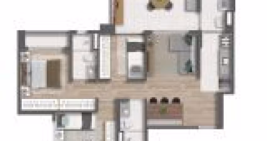 Apartamento à venda no Condomínio Sinfonia na Vila Mascote em São Paulo - SP