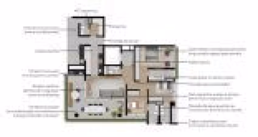 Apartamento alto padrão à venda no Condomínio Moma Moema em Moema em São Paulo - SP