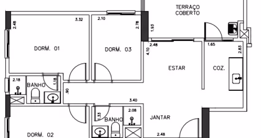 Apartamento à venda no Condomínio Gran Kazzas Sacomã em Sacomã em São Paulo - SP