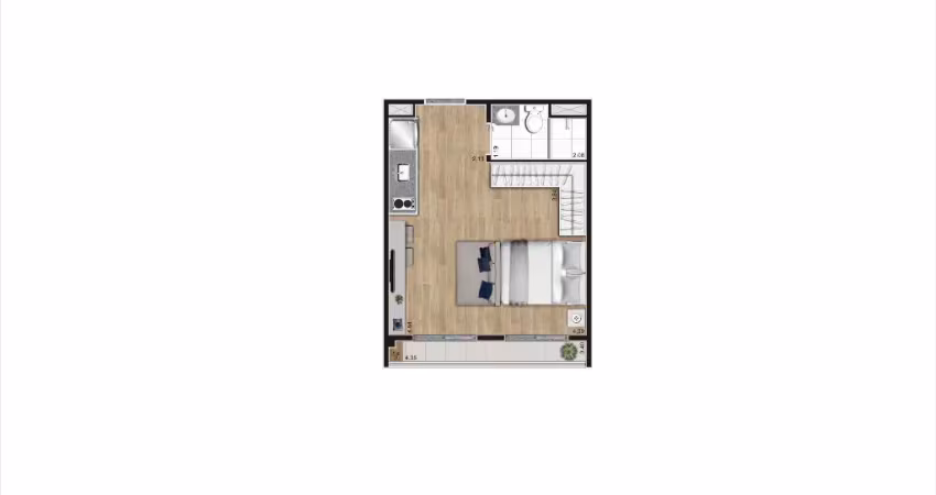 Apartamento à venda no condomínio kz direct bresser em móoca em são paulo - sp