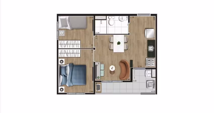 Apartamento à venda no condomínio arena kazzas itaquera 2 no itaquera em são paulo - sp