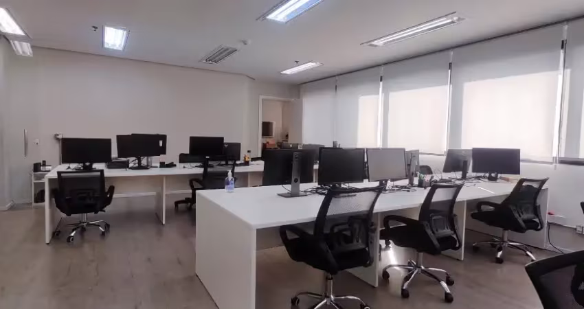 Conjunto comercial para locação no edifício setin tower no bairro vila olímpia - sp